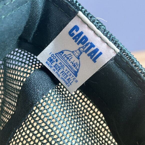 Vintage Rail Road Foam Trucker Hat Snap Back - Picture 7 of 7